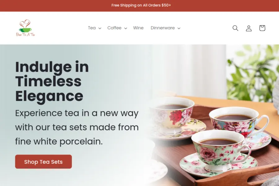 Brew To A Tea website
