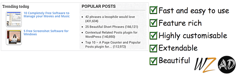 Top 10 – Popular posts plugin for WordPress, Vectribe